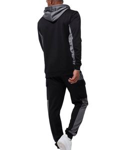 Ropa informal para hombre de etiqueta privada, chándal para hombre con manga larga para correr, trotar, deportes atléticos, conjunto de chándales de algodón transpirable - Product Image 1
