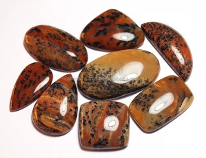 Natural Honey Dendritic Opal Loose Cabochon Gemstone Lot Welo Honey Dendritic Opal Big Size Gems Cabochon Stone Lot for Jewelry - Product Image 6