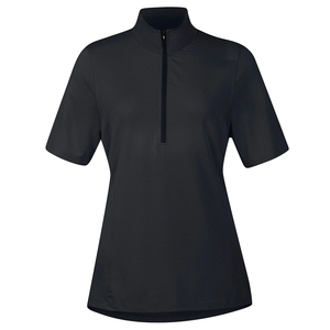 Camiseta Deportiva Personalizada para Mujer con Logotipo, Cierre de Cremallera de Media o Cuarto, Manga Corta, Corte Holgado, Estampado Sublimado - Product Image 2