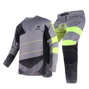Traje de Motociclismo de Dos Piezas Personalizado al por Mayor OEM, Conjunto de Equipamiento Transpirable para Motocross y Todoterreno, Listo para Pedidos al por Mayor - Product Image 1