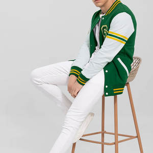 Chaquetas de Béisbol de Último Diseño, Chaqueta Varsity Letterman para Hombre, Cuello Alto, Impermeable, Venta al Por Mayor, Calidad Premium, Oferta de Invierno - Product Image 4