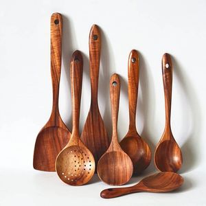 Cuillère à frire en bois de manguier d'Inde de qualité supérieure, fabriquée à la main, couverts en bois, ustensiles RR ENTERPRISES - Product Image 3