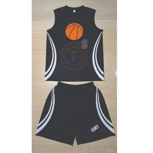 Uniforme de Baloncesto Dry Fit de Alto Rendimiento, Conjunto de Jersey de Baloncesto con Tejido de Malla Transpirable para Juego Profesional - Product Image 1