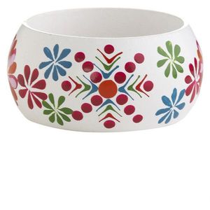 Boho Style Folk Art Floral Pattern Hand-Painted <b>Indian</b> Wooden <b>Bangles</b> Unique Fashion Jewelry Made with Handmade Technique - Product Image 2