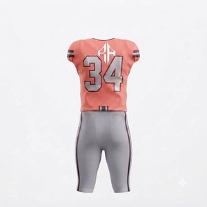 Nuevo Uniforme de Fútbol Americano para Hombre, para Todas las Temporadas, Cuello en V, Impresión por Sublimación, Material 100% Poliéster, Calidad Premium - Product Image 3