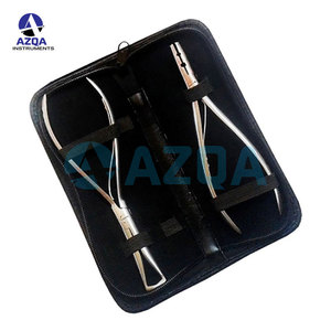 Juego de Pinzas para Extensiones de Cabello de Acero Inoxidable con Agarre Profesional para Aplicación de Extensiones de Cabello y Uso en Salón, Modelo AIH1103 - Product Image 2