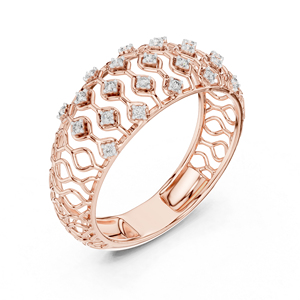 Anillo de Oro Blanco de 14K con Diamante Cultivado en Laboratorio, Corte Redondo, para Mujer |   Ropa de Boda |   Diamante Cultivado Nuevo - Product Image 5