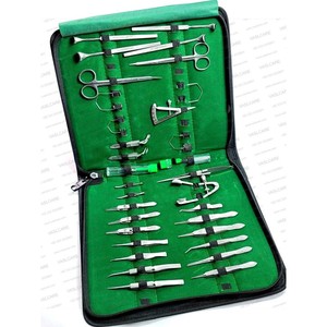 Juego de Instrumentos de Microcirugía Oftálmica para Cataratas, 32 Piezas, Acero Inoxidable Alemán, Manual, Reutilizable, Kit Quirúrgico Ocular para Uso Hospitalario, ENT - Product Image 1