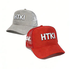 Casquette Trucker Unisexe en Maille avec Logo Brodé 3D Personnalisable, 5 Panneaux, pour la Pêche, le Cyclisme, la Plage, Casquettes d'Extérieur 5 Panneaux - Product Image 3