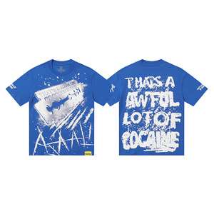 Camiseta Oversize Vintage con Gráficos para Hombre, Diseño de Logotipo, Manga Corta, Algodón Premium, Estampado Urbano - Product Image 4