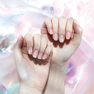 ShineB Best Selling 2D Easy Nail Strips High Quality Pink <b>Gel</b> Nail Stickers Made in Korea for Salon Decoration Fashion Style - Product Image 3