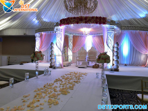 Nuevo Mandap de Boda Estilo Sureño, Diseño Moderno y Portátil para Bodas al Aire Libre en el Sur de la India, en Oferta en Los Ángeles - Product Image 5