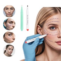 Marcador de Piel de Alta Calidad con Logotipo Personalizado, Borrable, No Tóxico, a Base de Agua, Tinta Permanente, Punta Fina para Procedimientos de Tatuaje, Color Personalizado