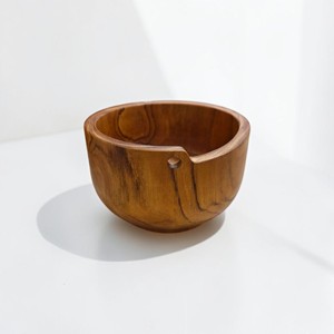 Tazón de Sopa de Madera de Teca con Logotipo Personalizado Minimalista, Acabado Natural de Grado Alimenticio, Juego de Tazones de Ramen de Madera Estilo Japonés con Palillos - Product Image 3