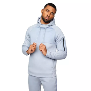 ชุดวอร์มแบบมีฮู้ดพิมพ์ลายสะท้อนแสงสำหรับวิ่งกลางคืน ชุดกีฬาขายส่งราคาถูกสำหรับทุกเพศ ชุดออกกำลังกายเพื่อความปลอดภัย - Product Image 3