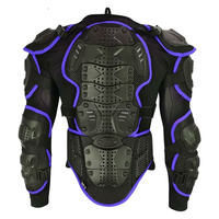 Veste de protection dorsale CE Niveau 2 pour motard hivernal, protection de la colonne vertébrale, des épaules et des coudes, 100 % coton, grandes tailles