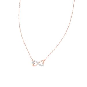 Luxury 14K <b>Rose</b> Gold Triple Diamond Halo Pendant Necklace IGI Certified Link Dainty Fine Jewelry Women Anniversary Wedding Gift - Product Image 2