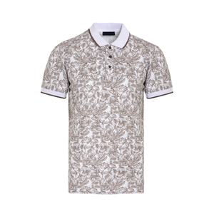 Polo de manga corta con logotipo personalizado, Camisa con estampado Floral de alta calidad - Product Image 1