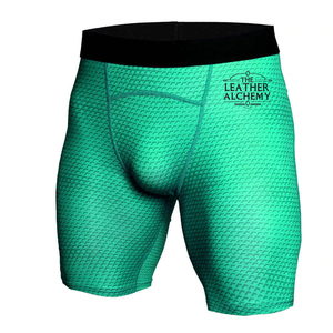 High Quality Men's 100% Cotton Casual Compression Shorts Pakistan Made Elastic Waist Closure Solid Pattern Private <b>Label</b> Sale - Product Image 1