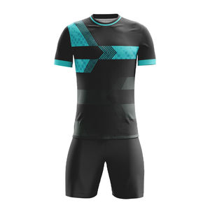 Ensemble de maillots de football pour hommes de haute qualité à séchage rapide, design personnalisé unique, vêtements de sport respirants, vente en ligne - Product Image 2