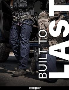 Pantalon cargo tactique bleu marine pour homme, taille haute, plusieurs poches, séchage rapide, style vêtements de travail en toile, pantalon d'extérieur pour le printemps - Product Image 5