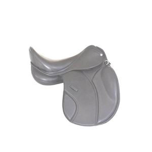 Silla de Montar Inglesa de Piel Negra Premium para Doma con Asiento Profundo, Acolchado Suave y Árbol de Fibra Cómodo y Duradero - Product Image 1