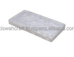 Designer Food Safe Resin Serving Tray With Resin & <b>MOP</b> Inlay Design Dinnerware breakfast Food & <b>Dry</b> Fruits Serving Tray - Product Image 6