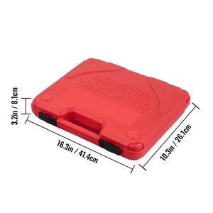Set di chiavi a bussola in acciaio robusto da 32 mm con 14 pezzi per filtri olio a basso profilo - Product Image 5