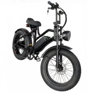 จักรยานไฟฟ้าสำหรับผู้ใหญ่แบบสปอร์ตในเมือง ยางกว้าง 4 นิ้ว 20 นิ้ว มอเตอร์ดุมล้อหลัง ระบบกันสะเทือนคู่ เบรกดิสก์คู่ แบตเตอรี่ลิเธียม 48V 18Ah - Product Image 2