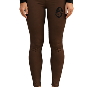 Culotte d'équitation marron pour femme, taille haute, extensible, avec grip aux genoux, pour l'entraînement et la compétition, style classique - Product Image 3