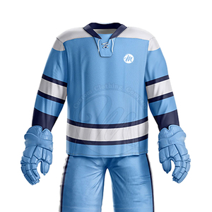 Ice Hockey Uniform 100% Polyester Sports Wear Team Jersey Ice Hockey Uniform <b>Top</b> Quality Ice Hockey Uniform - Product Image 5