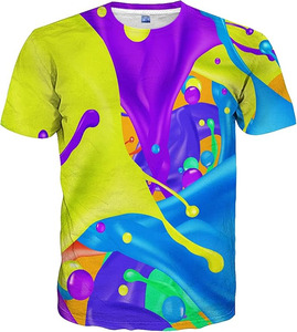 T-shirt décontracté à manches courtes pour homme, col rond, coupe classique, 100% coton, respirant, écologique, jersey tricoté 180g - Product Image 4