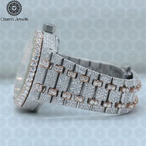 Charm Jewells Montre de luxe en acier inoxydable, boîtier rond, 30 mm, analogique, à quartz, pour femme, tendance - Product Image 3