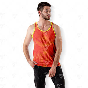 Débardeur Homme Col Rond Imprimé par Transfert Thermique, Respirant, Écologique, Séchage Rapide, Haute Qualité, Meilleures Ventes, pour Entraînement et Sport - Product Image 4