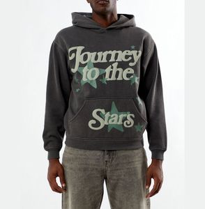 Sweat-shirt et hoodie en molleton 100 % coton French Terry épais avec impression graphique 3D en relief et doublure polaire, personnalisable avec logo – Fabricant de sweats et hoodies - Product Image 5