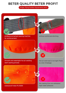 Sac à dos étanche en PVC pour la navigation marine, l'escalade, la randonnée, avec bandoulière réglable, durable, pour la plage, les sports nautiques, la dérive, logo personnalisé - Product Image 4