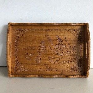 Handcrafted Eco-friendly Wooden Serving <b>Tray</b> with Engraved Design | Customizable Traditional Decorative Tea & Food Serving <b>Tray</b> - Product Image 2