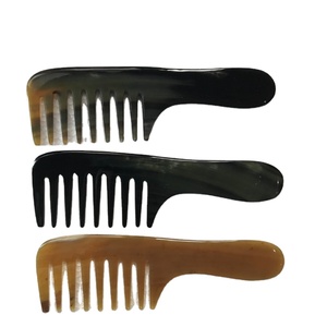 WATER BUFFALO HORN <b>COMB</b> - <b>Hot</b> Horn <b>Comb</b> Manufacture accept Custom Logo with natural material of buffalo horn made in Vietnam - Product Image 1