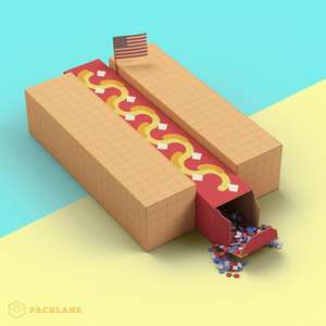 Cajas de Papel de Lujo Desechables Ecológicas con Logotipo Personalizado, Embalaje de Regalo Premium, Forma Rectangular con Lámina Plateada para - Product Image 1