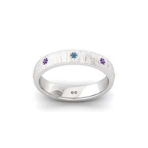 Bague en diamant de laboratoire Princess Radiance 088 carats en argent sterling 925 avec finition plaquée or pour femmes - Product Image 4