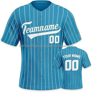 Custom Plain Baseball Jersey for Men Button <b>Down</b> Shirts Breathable & Printed Design Active Team Sports Custom Team Name - Product Image 3