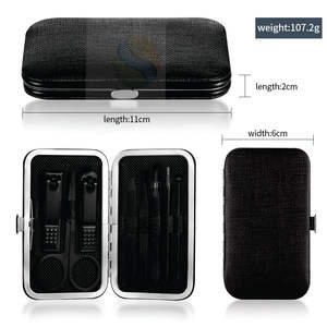 Kit de manucure et pédicure professionnel de luxe en acier inoxydable 8 pièces avec logo personnalisé – Ensemble de soins des ongles professionnel 8 pièces - Product Image 2