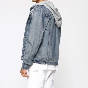 Nouvelle mode automne hiver veste en jean à manches longues en coton noir pour hommes veste en jean - Product Image 5