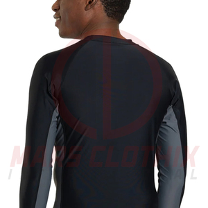 Best Selling Polyester Spandex Fabric <b>Men</b> Rash Guard Cheap Rate Quick Dry <b>Men</b> Rash Guard <b>For</b> Online Sale - Product Image 4