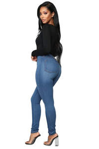 Jeans de Mezclilla Resistentes para Mujer, Logotipo Personalizado, Marca de Ropa Urbana, Fabricante OEM - Product Image 4