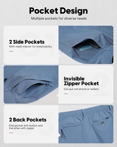 Pantalones Cortos Deportivos Ligeros y Transpirables para Hombre, Ideales para Gimnasio y Running, Ajuste Cómodo para Uso Diario - Product Image 3