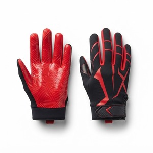 Breathable American <b>Football</b> <b>Gloves</b> for <b>Youth</b> and Adult Players Custom Grip Sports <b>Gloves</b> for Training and Games - Product Image 5