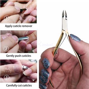 Cortacutículas Profesional Chapado en Oro, Cortador de Uñas de Acero Inoxidable de Alta Gama, Herramienta de Manicura de Lujo - Product Image 6