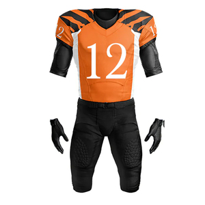 Uniformes de football américain de qualité supérieure, designs personnalisés, ensembles sublimés à séchage rapide, respirants, antibactériens, anti-transpiration - Product Image 4