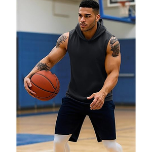Débardeur de sport pour homme à col en U, séchage rapide, débardeur côtelé pour homme fabriqué par Dress Sports - Product Image 2